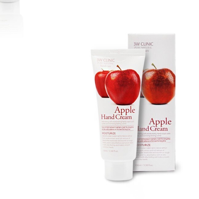 Крем для рук 3W CLINIC Apple Hand Cream, 100 мл
