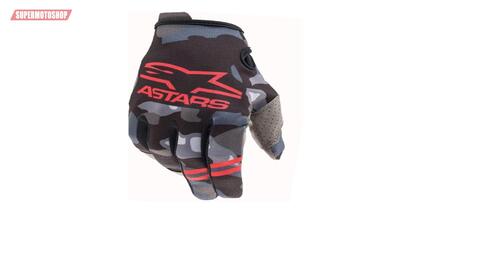 Перчатки кроссовые Alpinestars Radar черный красный S