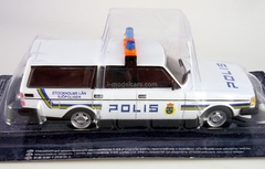 Volvo 240 Police Sweden 1:43 DeAgostini World's Police Car #56