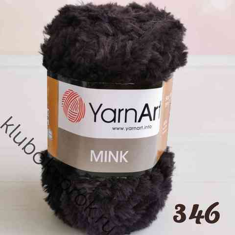 YARNART MINK 346, Черный