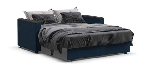 Диван Атланта-2 Лайт рогожка Malmo синий