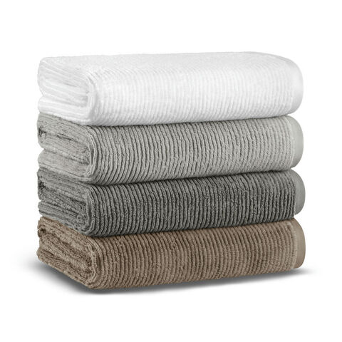 Полотенце 30x40 L'appartement Slim Ribbed пыльно-розовое