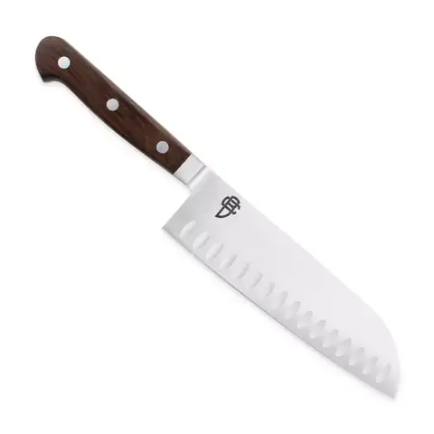 Нож поварской Сантоку 18см Berger Cutlery Classic Smoked Oak
