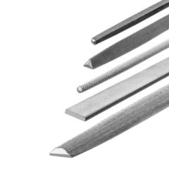 Набор напильников КОБАЛЬТ двухкомпонентная рукоятка, № 2, 200 мм (5 шт.) блистер (247-750)