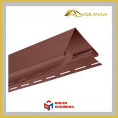 Планка наружный угол Альта Профиль Blockhouse Т-12  Красно-коричневый 3м