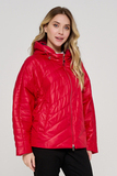 Демисезонная двухсторонняя куртка для беременных 13820 красный