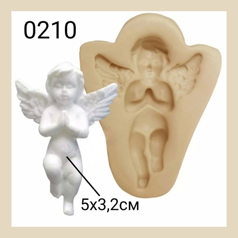 0210 Молд силиконовый Ангел молящийся