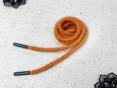 Шнур, ш. 5 мм, L 126 см, оранжевый