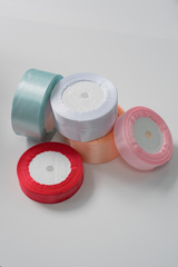 Атласная лента 2см х 25м в ассортименте Ribbons -2cm colour mixed 2cm x 25m