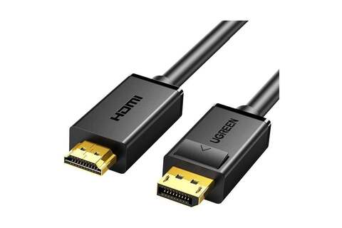 Кабель UGREEN DP Male to HDMI Male Cable, 5м DP101, черный