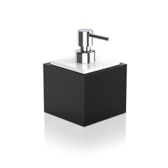 Decor Walther 0937160 Decor Walther BROWNIE SSP дозатор для мыла - Имитация кожи Черный с белым фарфором и насос фото