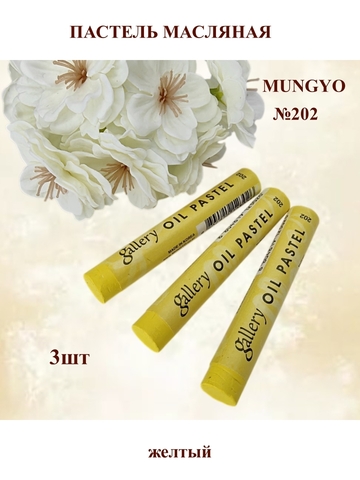 Пастель масляная MUNGYO №202 (3шт)