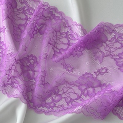 Кружево эластичное РОЗОВАЯ ЛАВАНДА 21 см