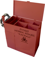 Пункт мойки колёс для стройплощадки ЭкоПром-Строй «Каскад-Мини» 6 машин/час 1,5 кВт 220 В 9 АТМ 1 пистолет(а) (1300x700x1250см;300кг;) - арт.561502