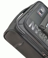 Чемодан MIRONPAN тканевый ручная кладь Оливково-серый (S) 53х35х20 (+3)см/39л/2,3 кг4