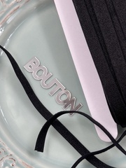 Резинка бельевая для бретелей черная