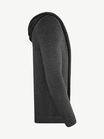 Кардиган с капюшоном из шелка