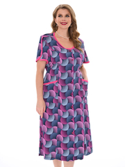 1351В Халат на пуговицах