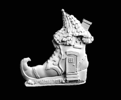 Силиконовый молд № 417 Домик башмак 2 D ( серия домики для гномов и фей)