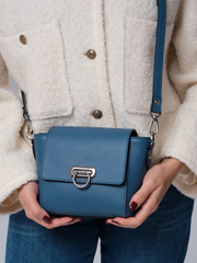 Мини-сумка кросс-боди Azaro 3520 синяя сталь