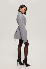 Жакет с защипами на спине