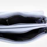 Сумка Саломея 428 гладкий серо-голубой