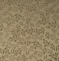 Атлас жаккард "Моар" веточки, 100 г/м2, ш. 150 см, ореховый