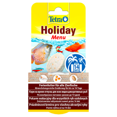 Tetra Holiday Menu корм продленного действия для всех видов аквариумных рыб (Германия) брикет 30 гр