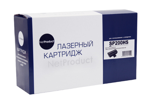 Картридж NetProduct (N-SP200HS) для Ricoh Aficio SP200N, SP202SN, SP203SFN, 2,6K