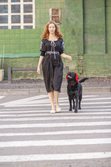 Ксения. Платье женское льняное миди с вышивкой под пояс PL-422621