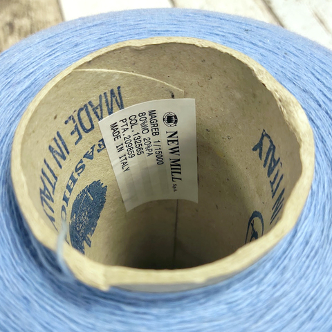 Шерсть (80%) NEW MILL MAGREB 1/15 голубой