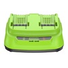 Ультрабыстрое двойное зарядное устройство Greenworks G24X2C8, 24V, 8A (2958807) — фото 6