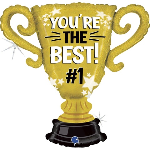 Фигура гелиевая YOU'RE THE BEST Кубок чемпиона