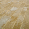 Beige ocher limestone flooring