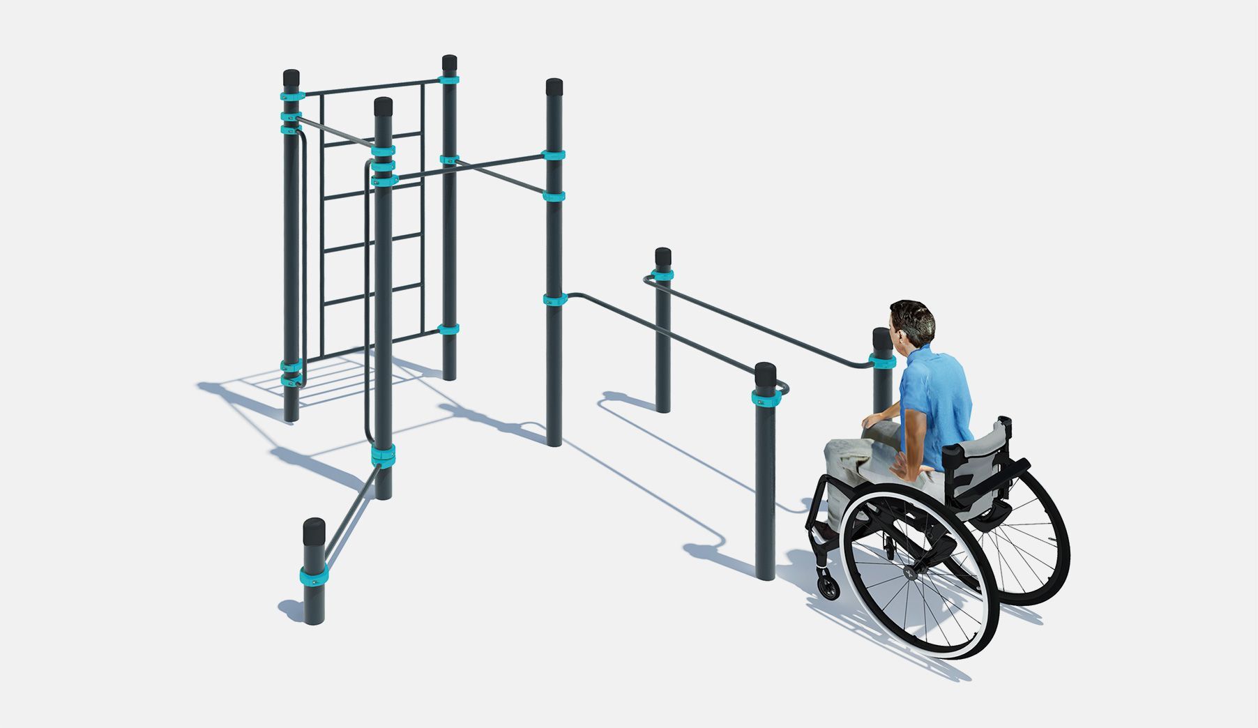 Спортивный комплекс для инвалидов w-07.002