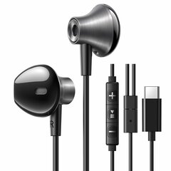 Наушники UGREEN EP106 (35756) Wired Earphones Type-C, черный