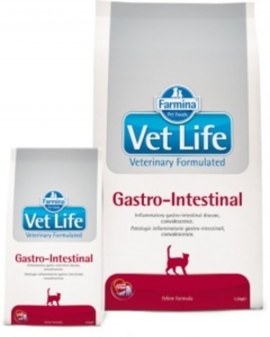 Сухой корм Farmina VET LIFE Feline Gastro-Intestinal диета для кошек 2 кг