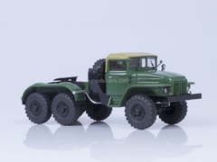 Ural-375S road tractor tarp covered cabin AutoHistory 1:43