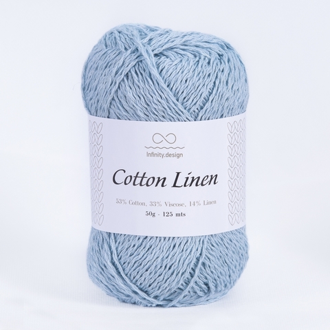 Пряжа Infinity Cotton Linen 5930 нежно-голубой
