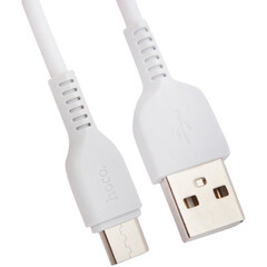 Кабель USB 2.0 - USB Type-C, М/М, 1 м, Hoco X13, бел, 0L-00037532