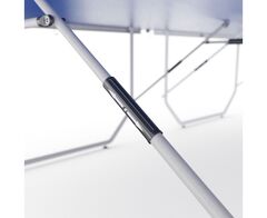 Теннисный стол DFC TORNADO Home Compact для помещения, черный, складной