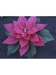 Молд пластиковый Лист георгина 18,5х15 см