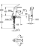 Grohe 23954000 Feel Set Cмеситель для раковины+Гиг.душ