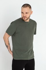 Фуфайка (футболка) мужская Клаб-1У Виотекс ХАКИ