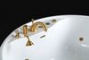 BelBagno BB30.8G.G Ванна акриловая, гидромассаж (G), отдельностоящая, круглая, золото