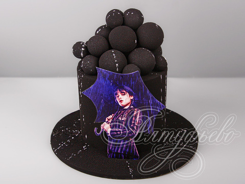 Торт Wednesday на 8 лет 11033123