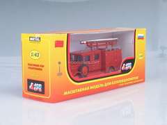 ZIS-5 PMZ-11 Firefighter tank truck with double cabin LOMO-AVM 1:43