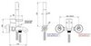 Remer Metrica MC02BO Смеситель для ванны, белый матовый