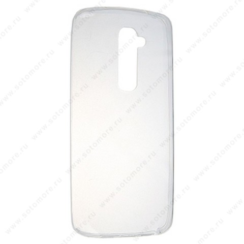 Накладка силиконовая ультра-тонкая для LG G2 D802 прозрачная