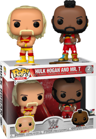 Фигурки Funko Pop! WWE - Hulk Hogan & Mr. T 2-Pack (Excl. to Amazon) (Стикер Special Edition)